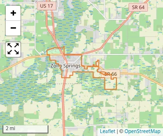 Area schools map
